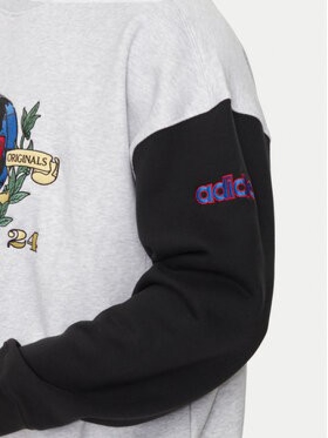 adidas Bluza OLPC IZ2553 Szary Regular Fit