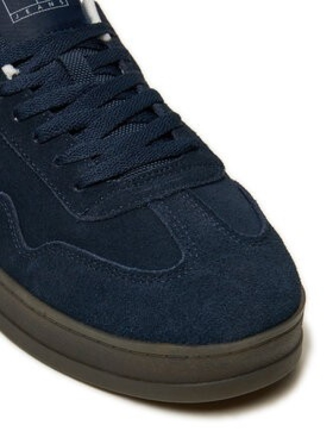 Tommy Jeans Sneakersy The Greenwich Suede EM0EM01516 Granatowy