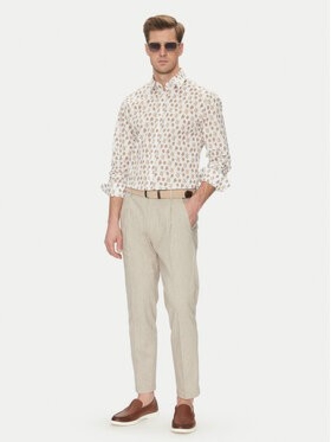 JOOP! Jeans Koszula 15 JJSH-138Hanson3 30045984 Beżowy Modern Fit