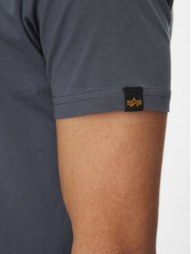 Alpha Industries T-Shirt Basic 100501 Szary Regular Fit