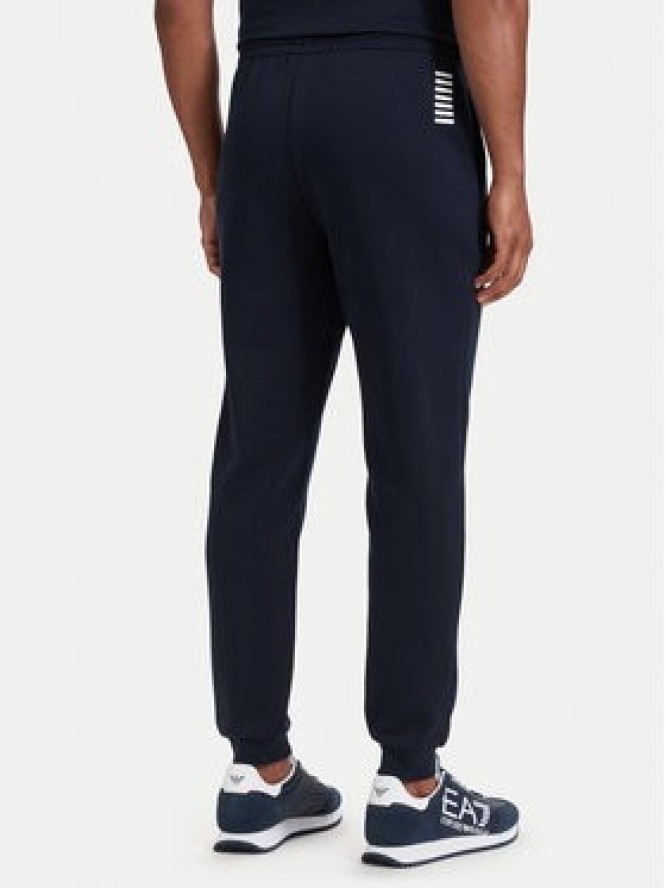 EA7 Emporio Armani Spodnie dresowe 8NPP64 PJVTZ 1562 Granatowy Regular Fit