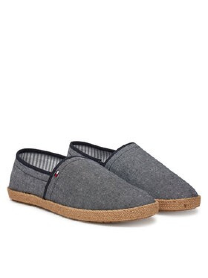 Tommy Hilfiger Espadryle Hilfiger Chambray Espadrille FM0FM05391 Niebieski