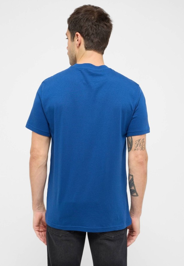 Męski T-Shirt Mustang Style Austin Navy Peony 1016274 5445