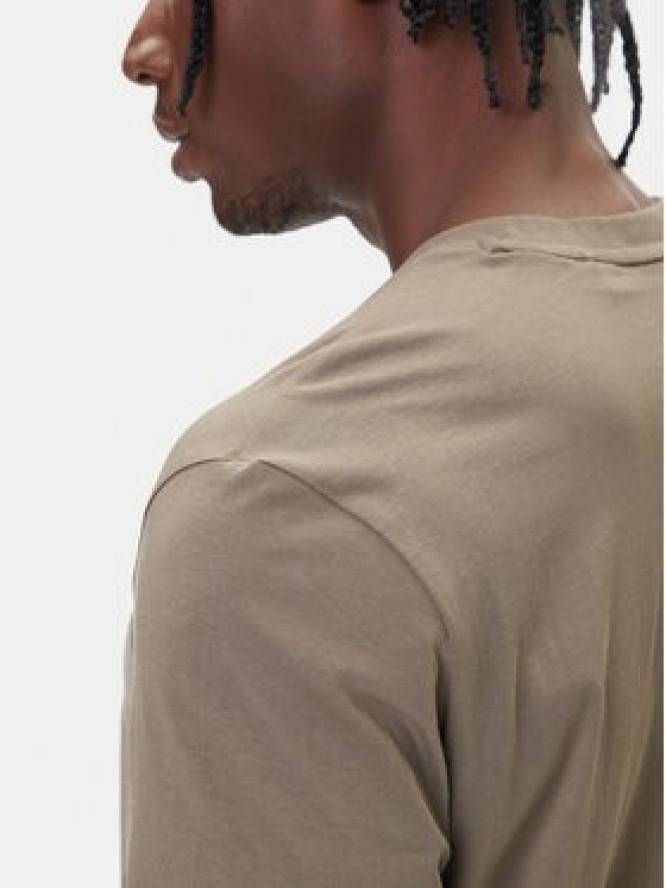 HUGO T-Shirt Dero222 50466158 Beżowy Regular Fit