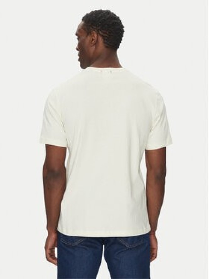 Champion T-Shirt 221174 Écru Regular Fit