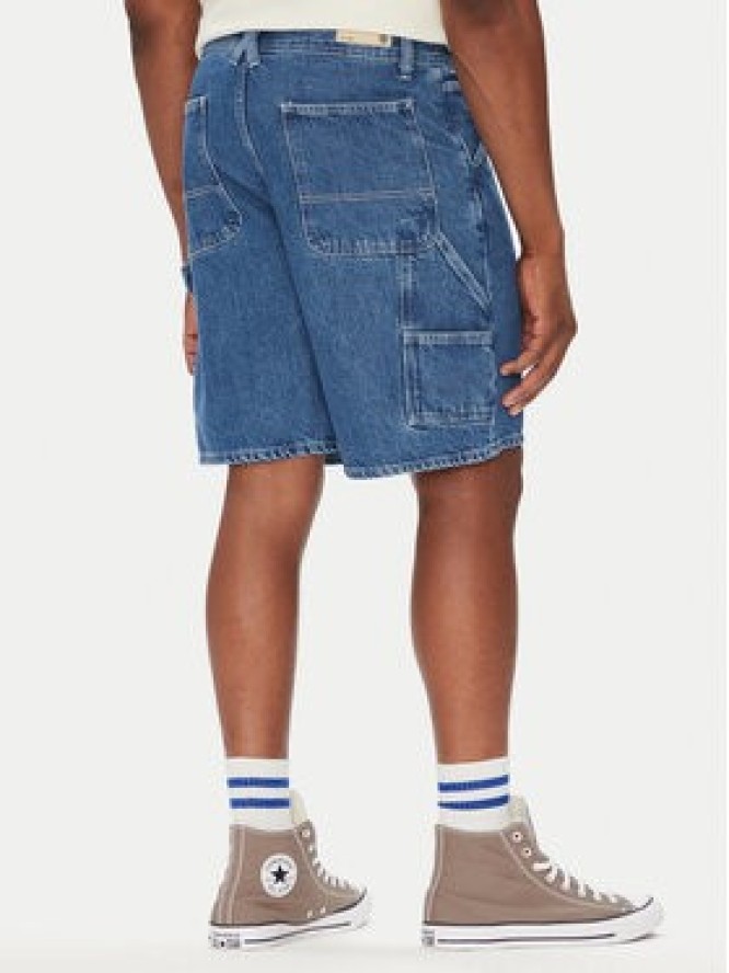 Element Szorty jeansowe Carpenter ELYDS00102 Niebieski Relaxed Fit