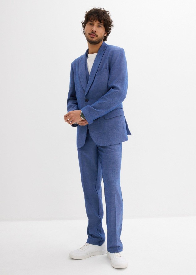 Garnitur 3-częściowy: marynarka, spodnie, kamizelka, regular fit