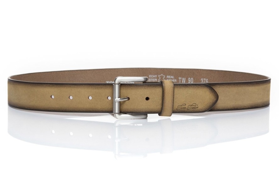 TOM TAILOR PASEK SKÓRZANY SOPO-TT376 561 40mm Ledergürtel RO2689