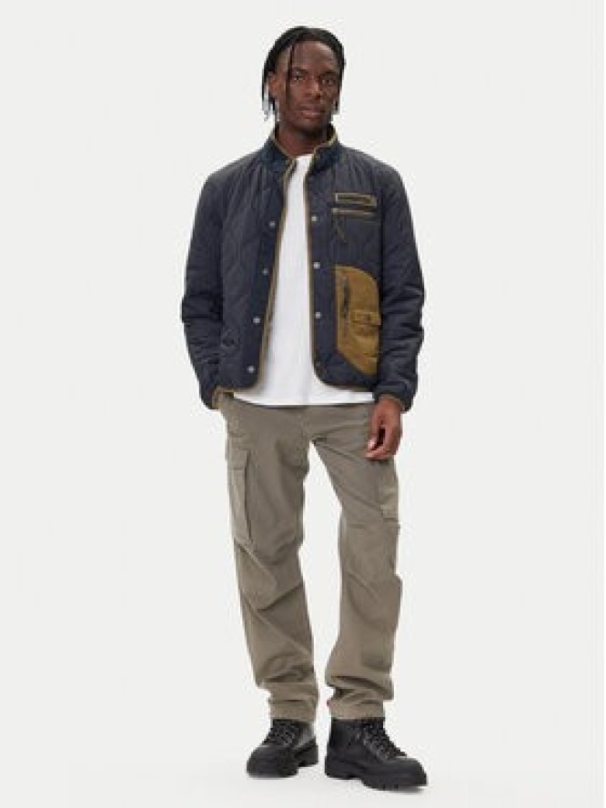 Aeronautica Militare Kurtka przejściowa 252AB3009UCT04211 Granatowy Regular Fit