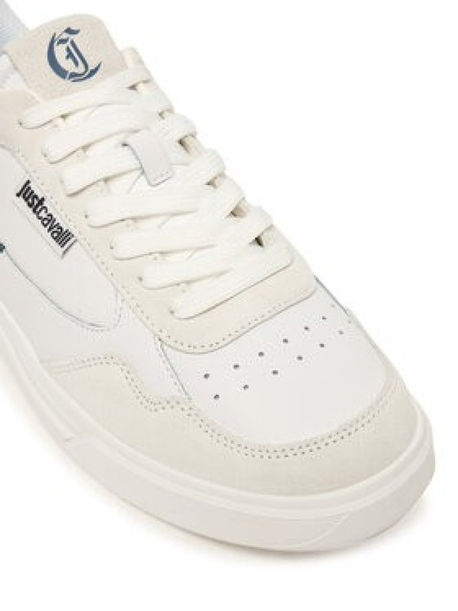 Just Cavalli Sneakersy 79QA3SB2 ZPB51 Biały
