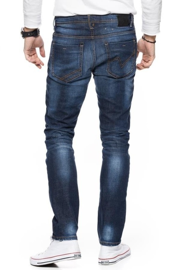 TOM TAILOR SPODNIE MĘSKIE BLUE TIGHT SKINNY DENIM 6202542.01.12 COL. 1053