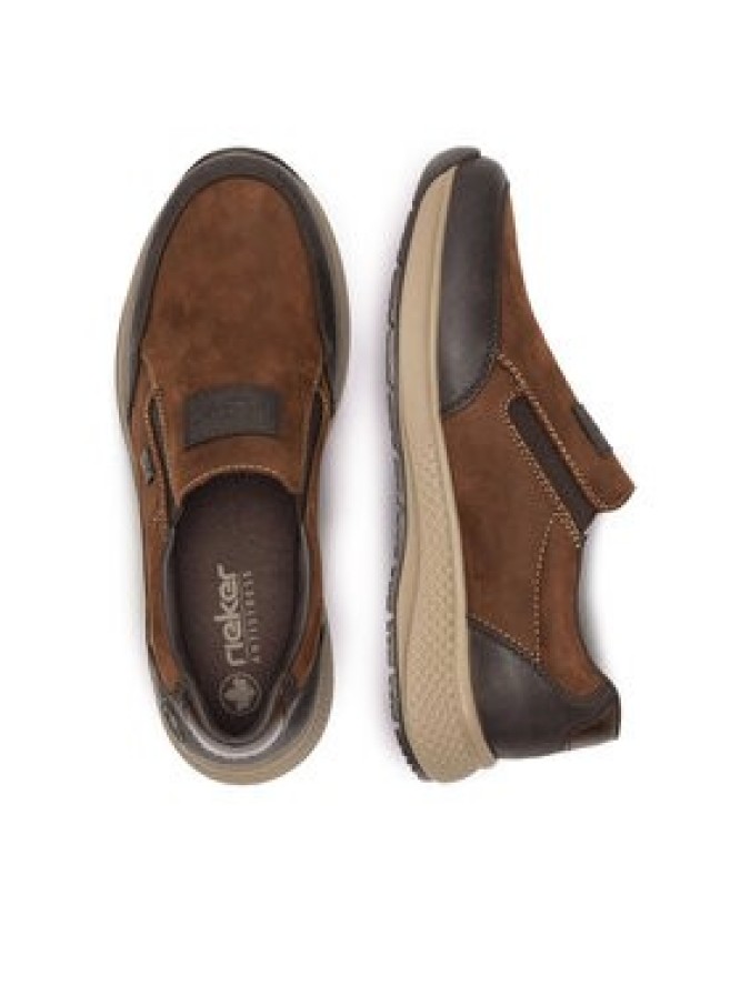 Rieker Półbuty B7654-22 Brązowy