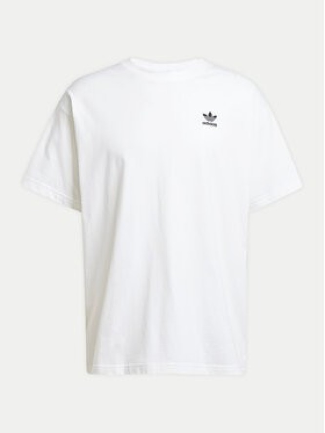 adidas T-Shirt Trefoil Essentials JD0373 Biały Oversize