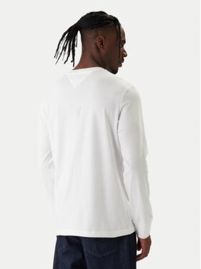 Tommy Hilfiger Longsleeve Brand Love MW0MW41454 Biały Regular Fit