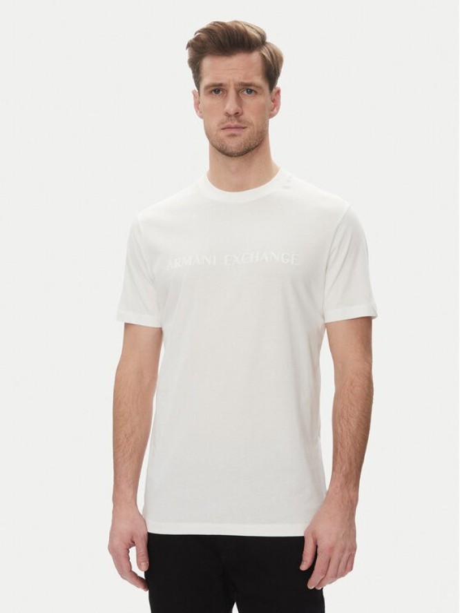 Armani Exchange T-Shirt XM000554 AF10356 U0009 Biały Regular Fit