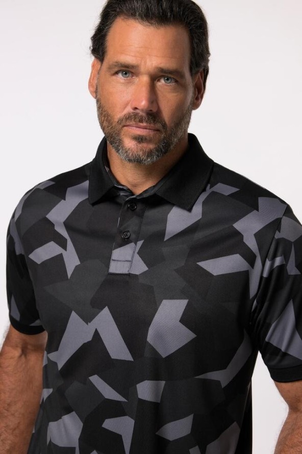 Męska Koszulka polo golf rękaw 1/2 QuickDry moro do rozm. 7XL