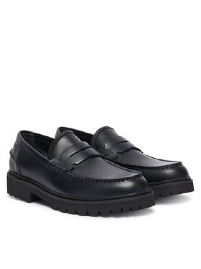 HUGO Loafersy Draven 50573677 Czarny