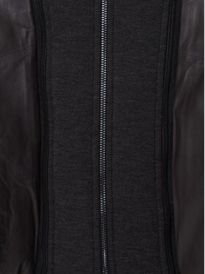 Milestone Kurtka skórzana Alonso 5310196 0715 Czarny Regular Fit