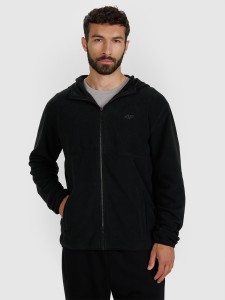 4F Polar regular z kapturem męski - czarny 3XL
