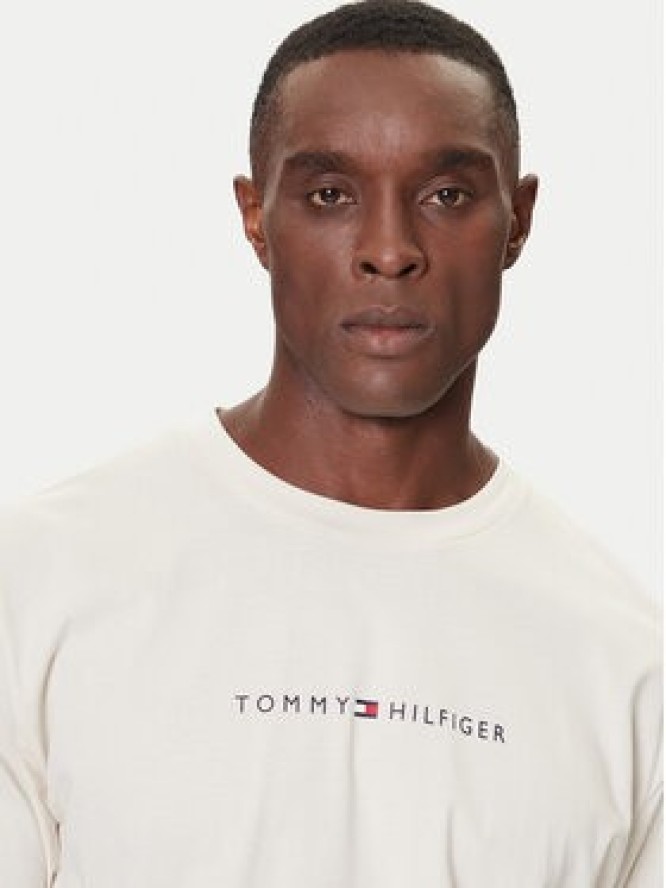 Tommy Hilfiger T-Shirt UM0UM03685 Écru Relaxed Fit