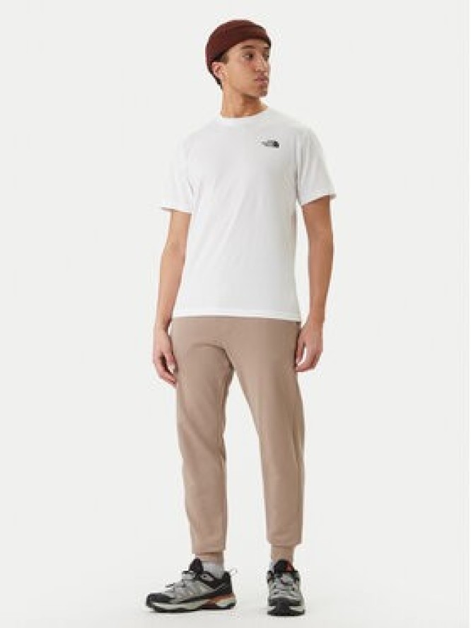 The North Face T-Shirt Vertical NF0A8GV1 Biały Regular Fit