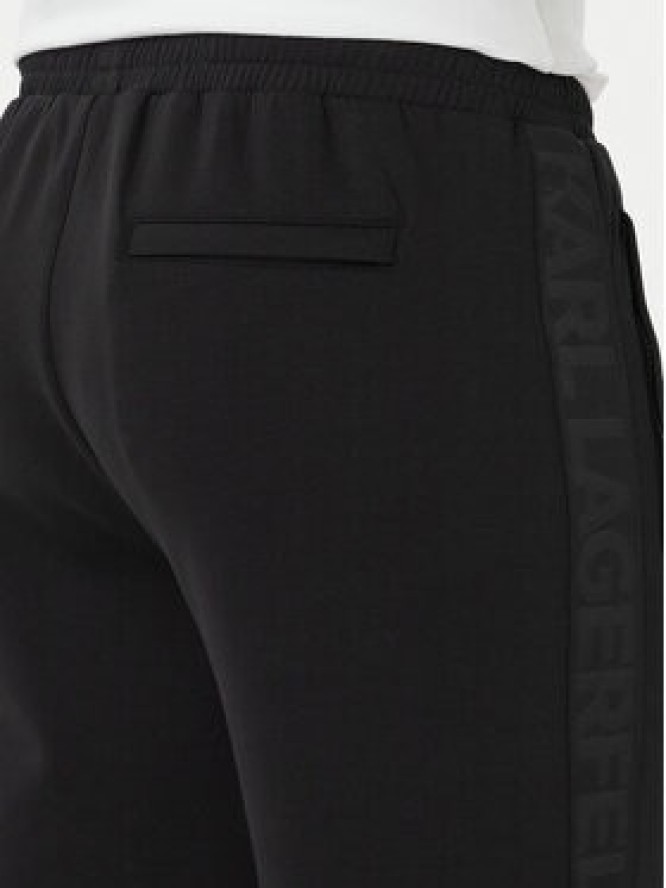 KARL LAGERFELD Spodnie dresowe 705016 562901 Czarny Regular Fit