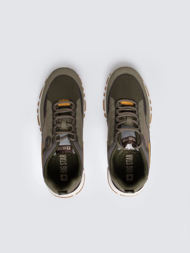 Sneakersy męskie khaki RR174280 303
