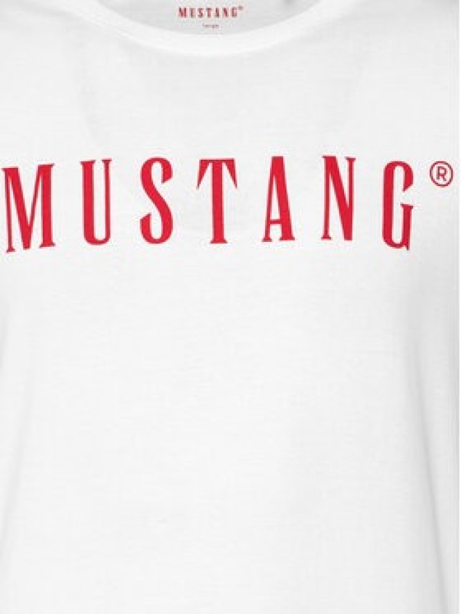 Mustang T-Shirt Austin 1014695 Biały Regular Fit