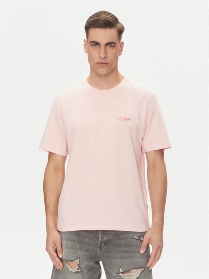 Jack & Jones T-Shirt Almeria 12276785 Różowy Relaxed Fit