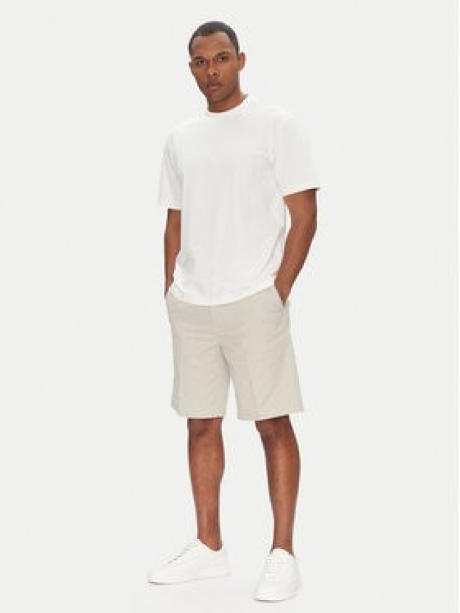 BOSS Szorty materiałowe Chino-Straight-S 50539161 Beżowy Regular Fit