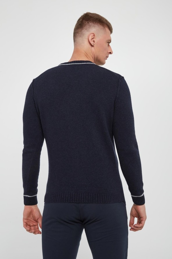 Sweter męski wełniany AERONAUTICA MILITARE