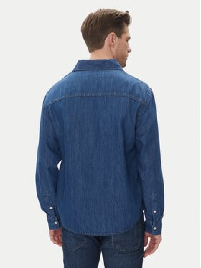 Calvin Klein Jeans Koszula jeansowa J30J327509 Granatowy Regular Fit