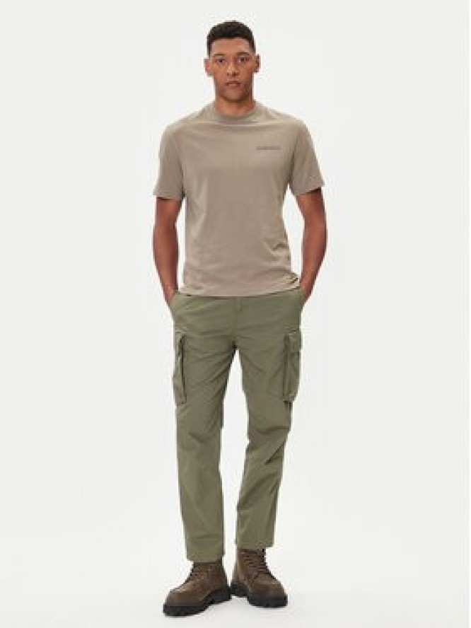 Napapijri Spodnie materiałowe M-Tures NP0A88SW Zielony Regular Fit