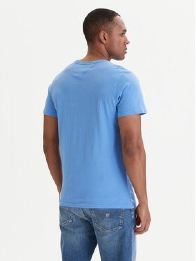 Tommy Jeans T-Shirt DM0DM20740 Niebieski Slim Fit