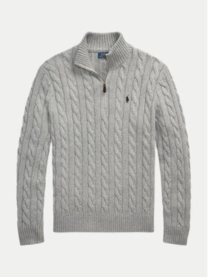 Polo Ralph Lauren Sweter 710810841002 Szary Regular Fit