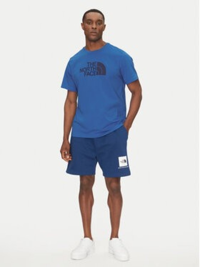 The North Face T-Shirt Easy NF0A8A6C Niebieski Regular Fit