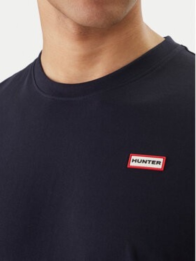 Hunter T-Shirt Essentials HARM0085252 Granatowy Regular Fit