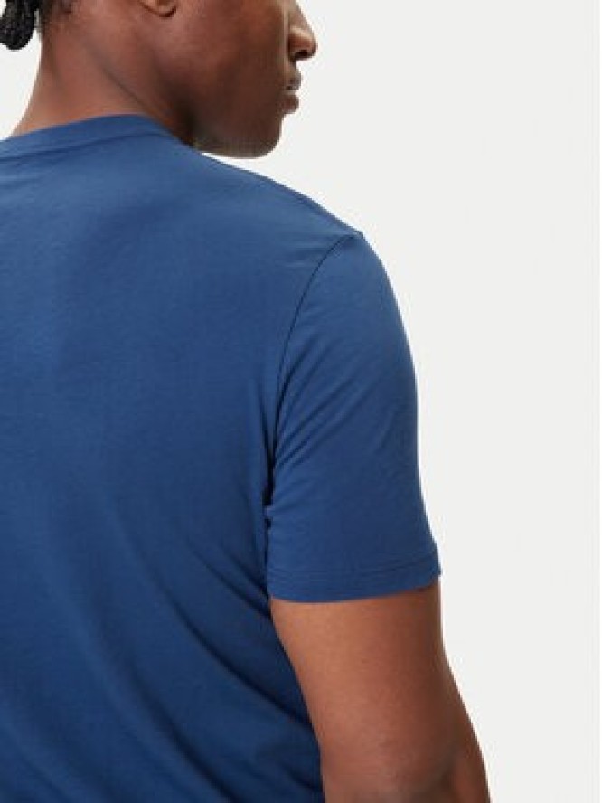 Calvin Klein Jeans T-Shirt Glitched Logo LV04RC858G Niebieski Regular Fit