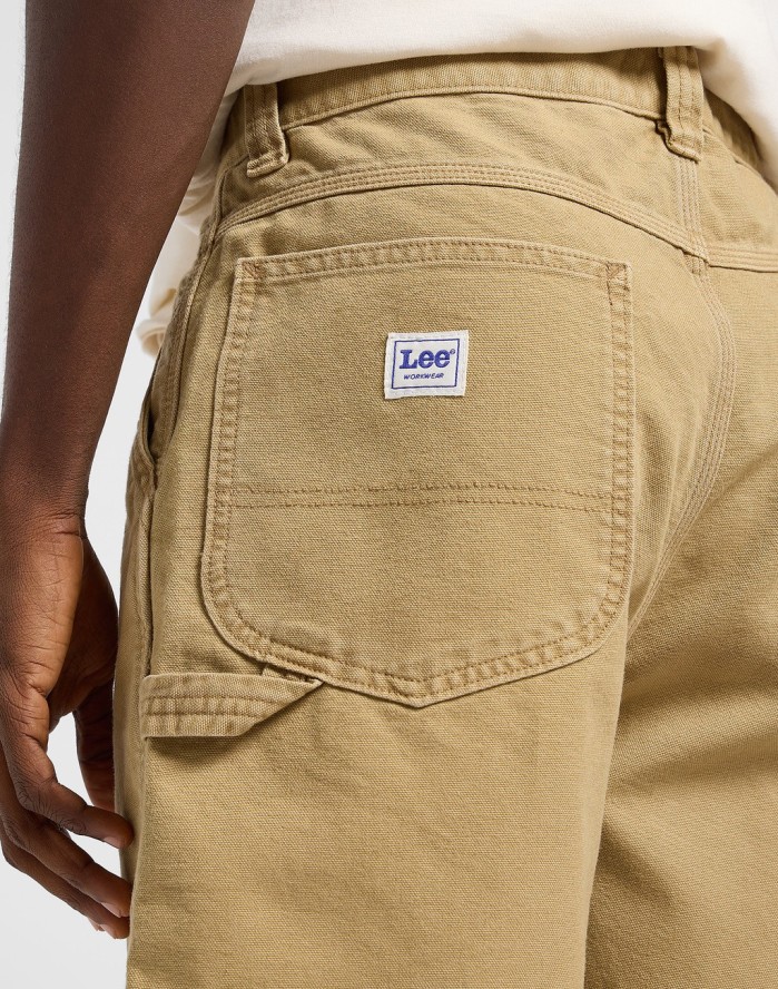 MĘSKIE SPODENKI LEE CARPENTER SHORT OSCAR KHAKI 112364158