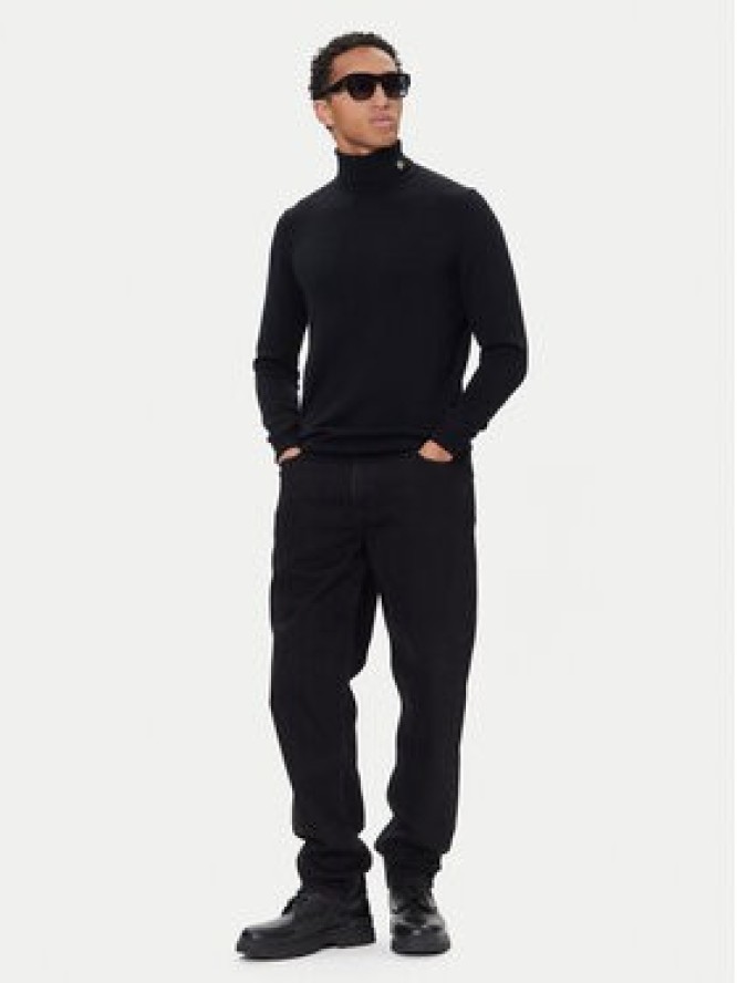 KARL LAGERFELD Golf 655010 554399 Czarny Regular Fit