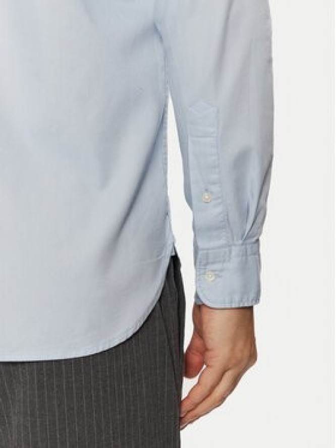 Tommy Hilfiger Koszula Flex Dobby MW0MW37578 Błękitny Slim Fit