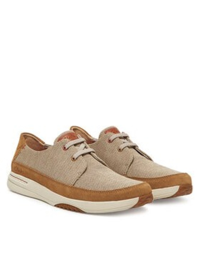 Clarks Sneakersy Easeway Lace 26181369 Beżowy
