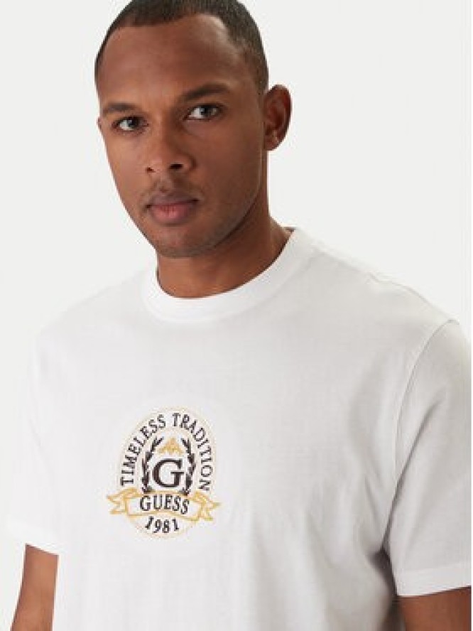 Guess T-Shirt M6RI16 I3Z14 Biały Regular Fit