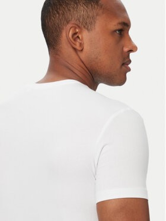Guess T-Shirt M6YI24 K3728 Biały Extra Slim Fit