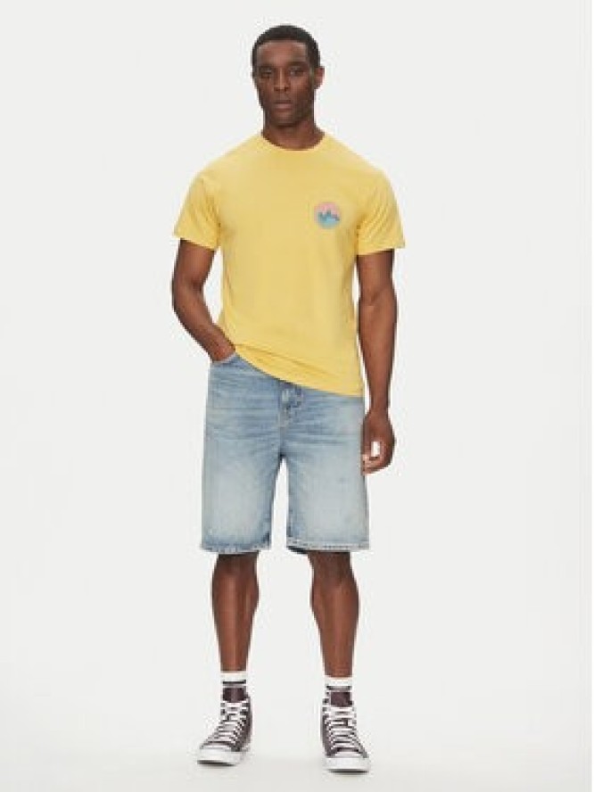 Billabong T-Shirt Brightness Ss EBYZT00306 Żółty Regular Fit