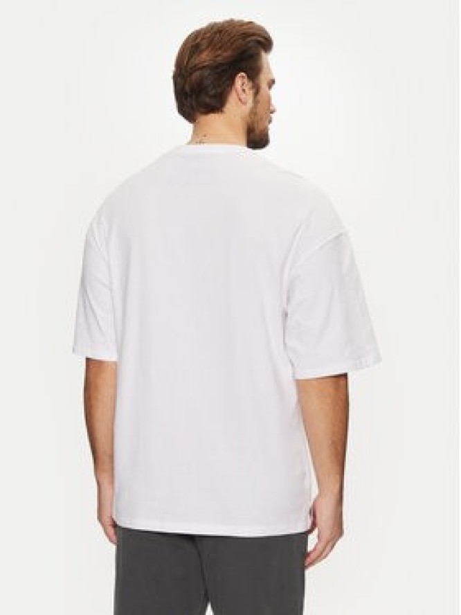 Jack & Jones T-Shirt Charge 12259975 Biały Oversize