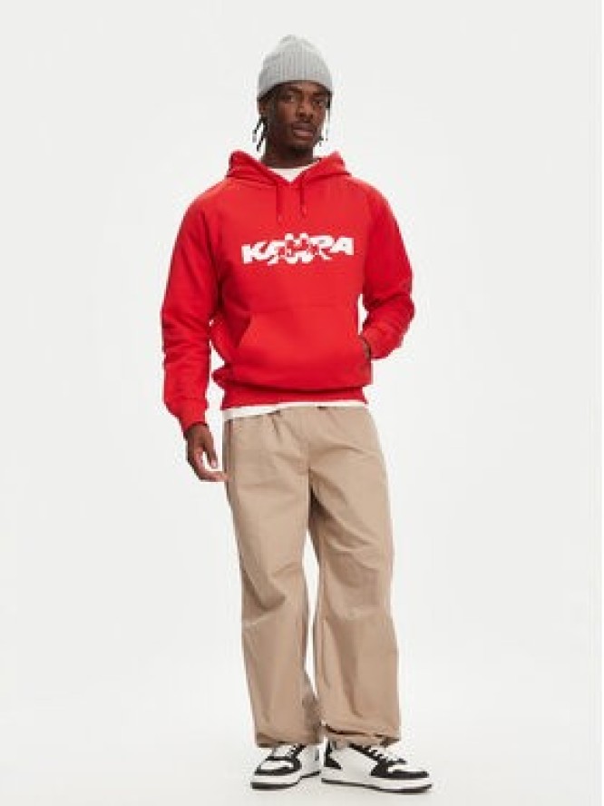 Kappa Bluza Nhayma 341V57W Czerwony Regular Fit