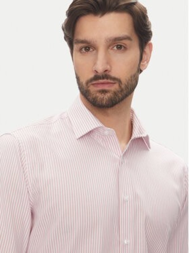 Pierre Cardin Koszula C6 11004.0406 Różowy Modern Fit