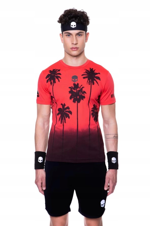 Koszulka tenisowa męska Hydrogen Palm Tech