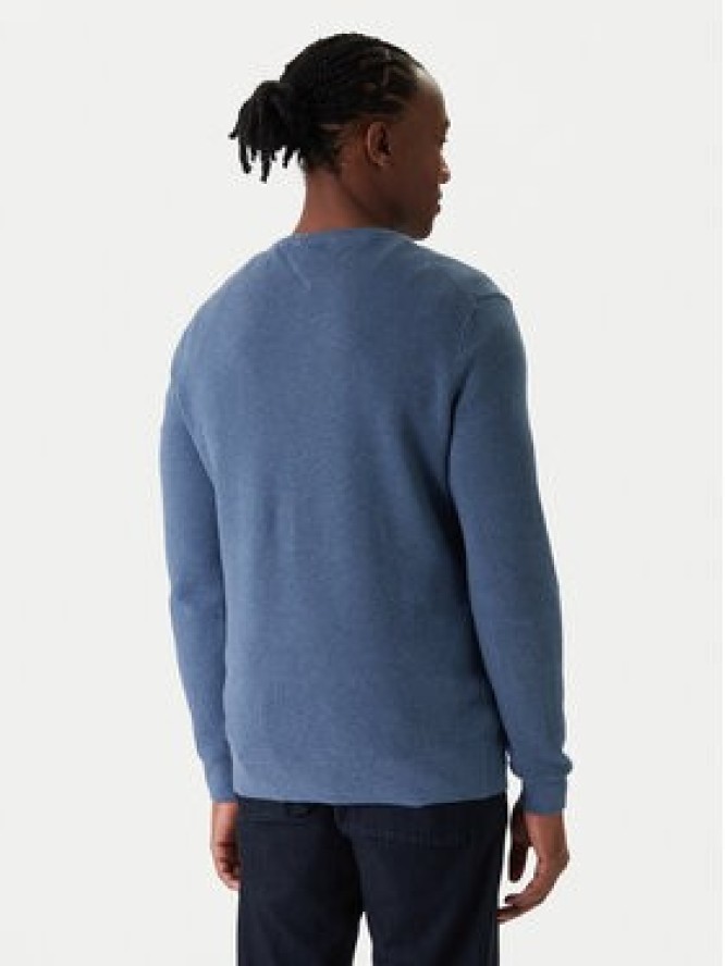 Tommy Hilfiger Sweter Essential MW0MW36347 Niebieski Regular Fit